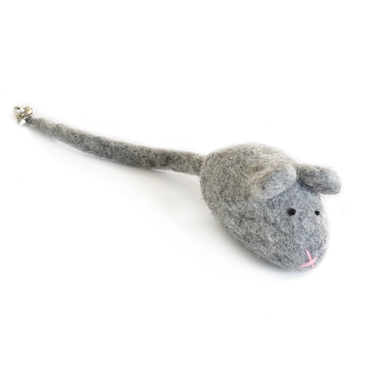11A-D4-BA-LGRS_BELL_WIT CatToy grey bell - Afbeelding 2