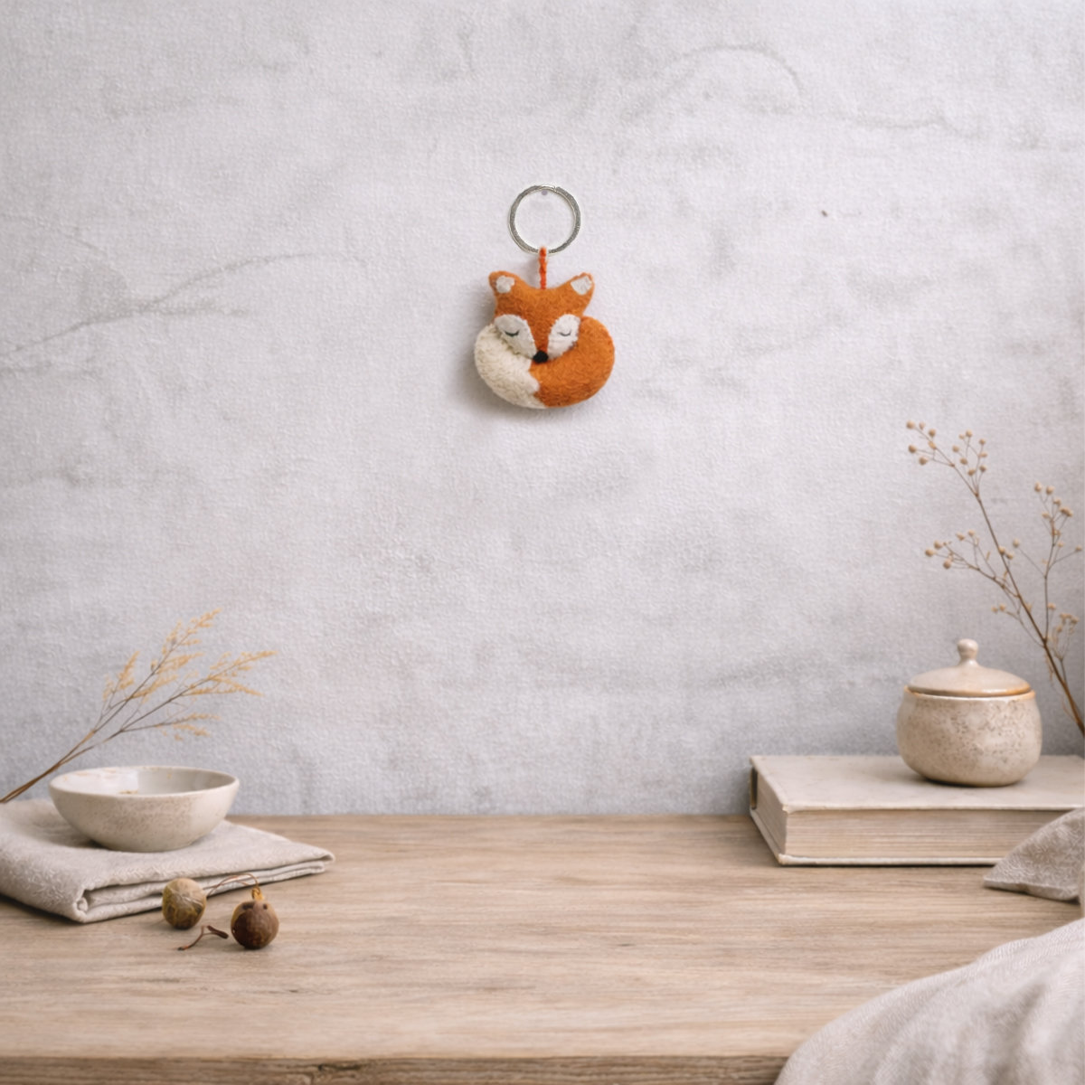12D-KEY-FOX_SFEER Keyring vos - Afbeelding 2