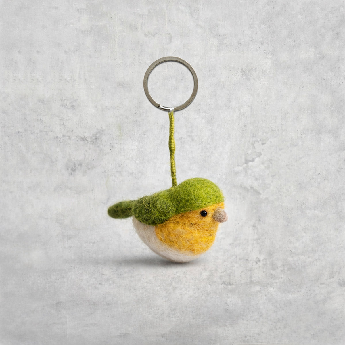 12E-KEY-BIRDGREEN_BETON Keyring Bird green - Afbeelding 4