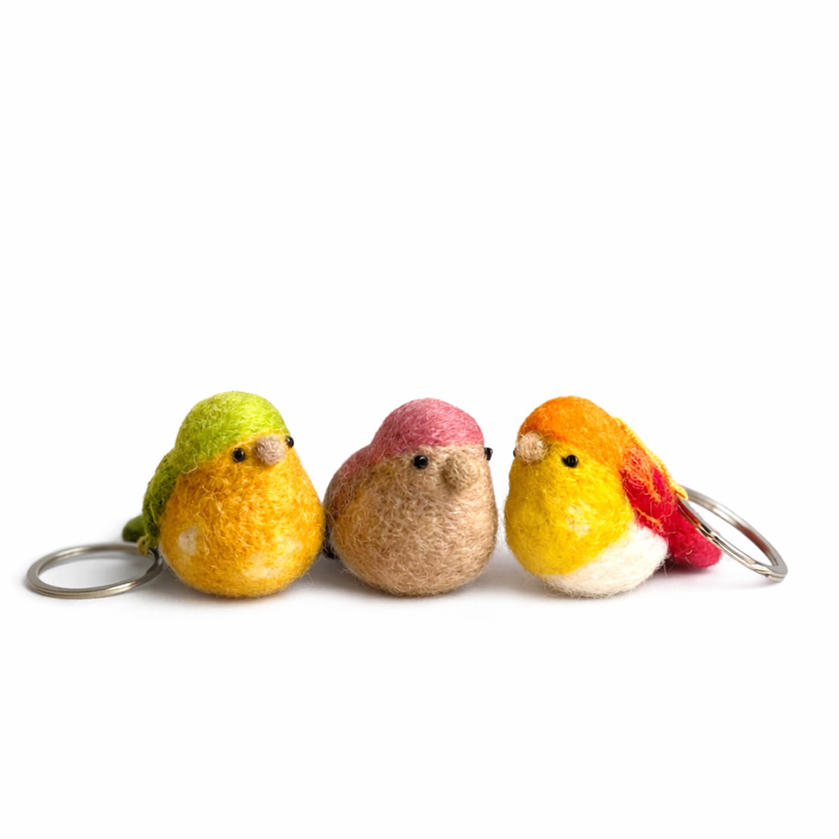 12E-KEY-BIRDPINK_EXTRA Keyring Bird pink - Afbeelding 3