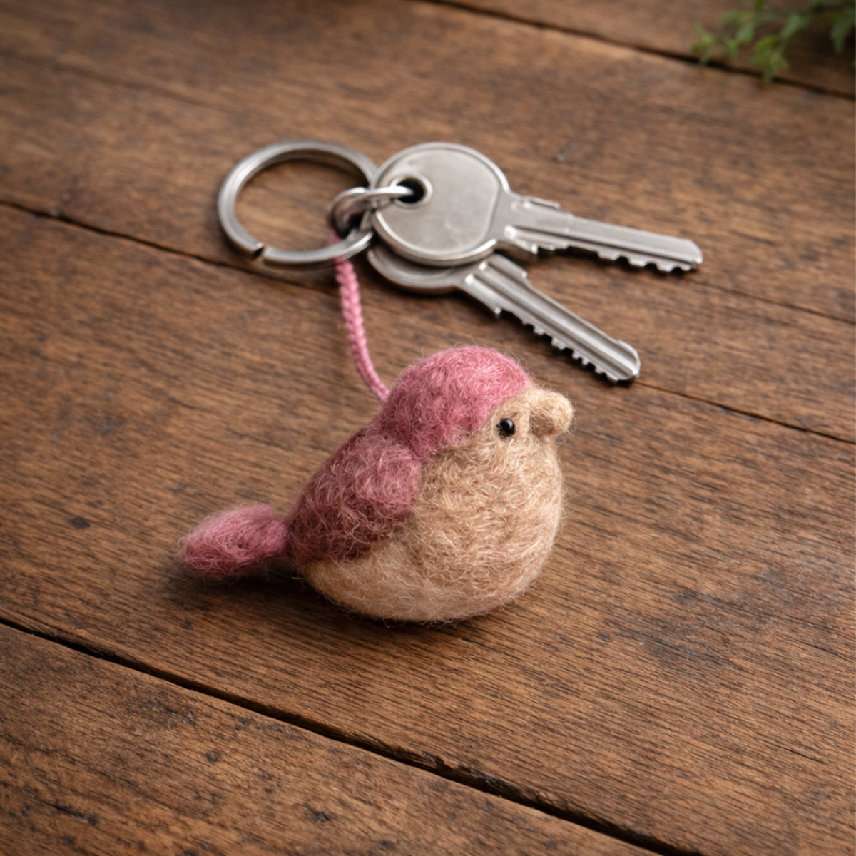 12E-KEY-BIRDPINK_SFEER Keyring Bird pink - Afbeelding 2