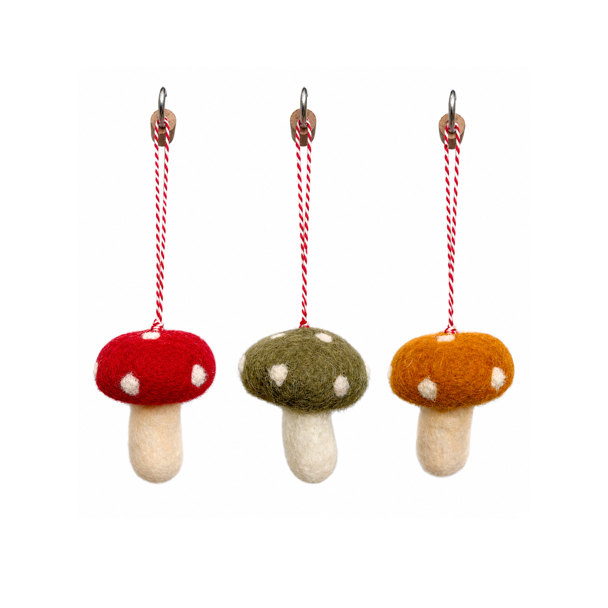 12E-MUSH-SPOT_WIT Mushrooms dotted (set 3)