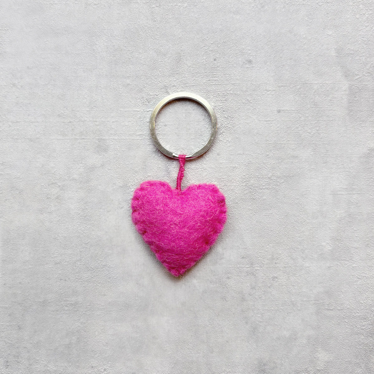 13B-KEYHEART-PNK_BETON Keyring heart pink - Afbeelding 4
