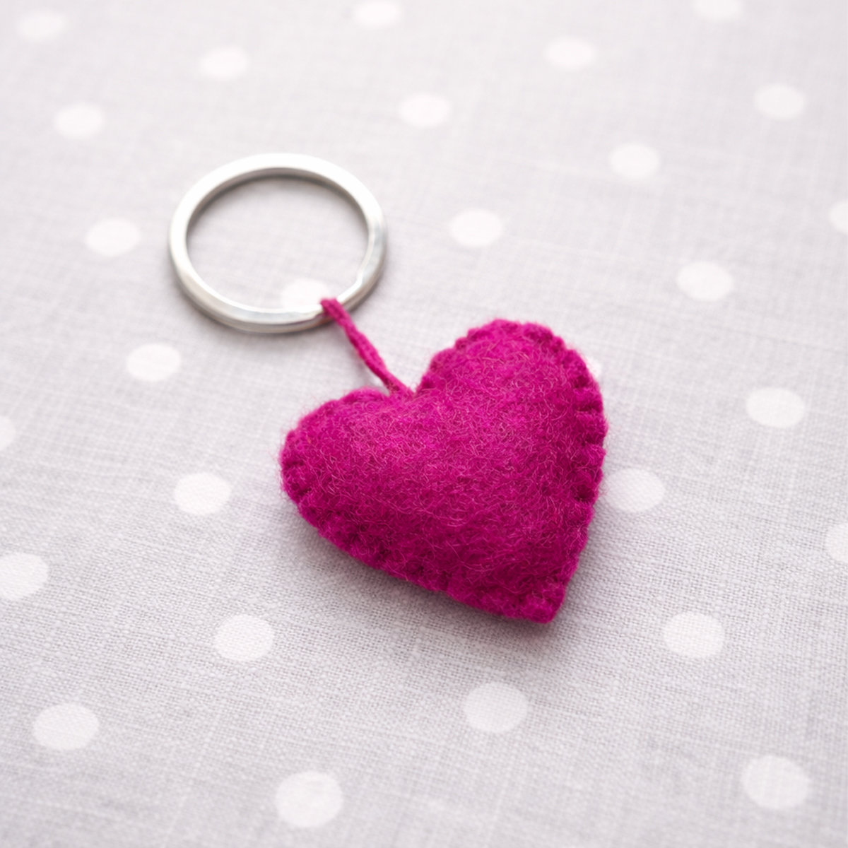 13B-KEYHEART-PNK_SFEER Keyring heart pink - Afbeelding 2