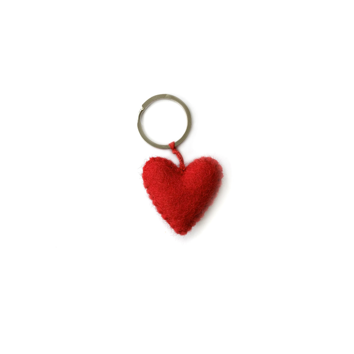 13B-KEYHEART-RED_WIT Keyring heart red