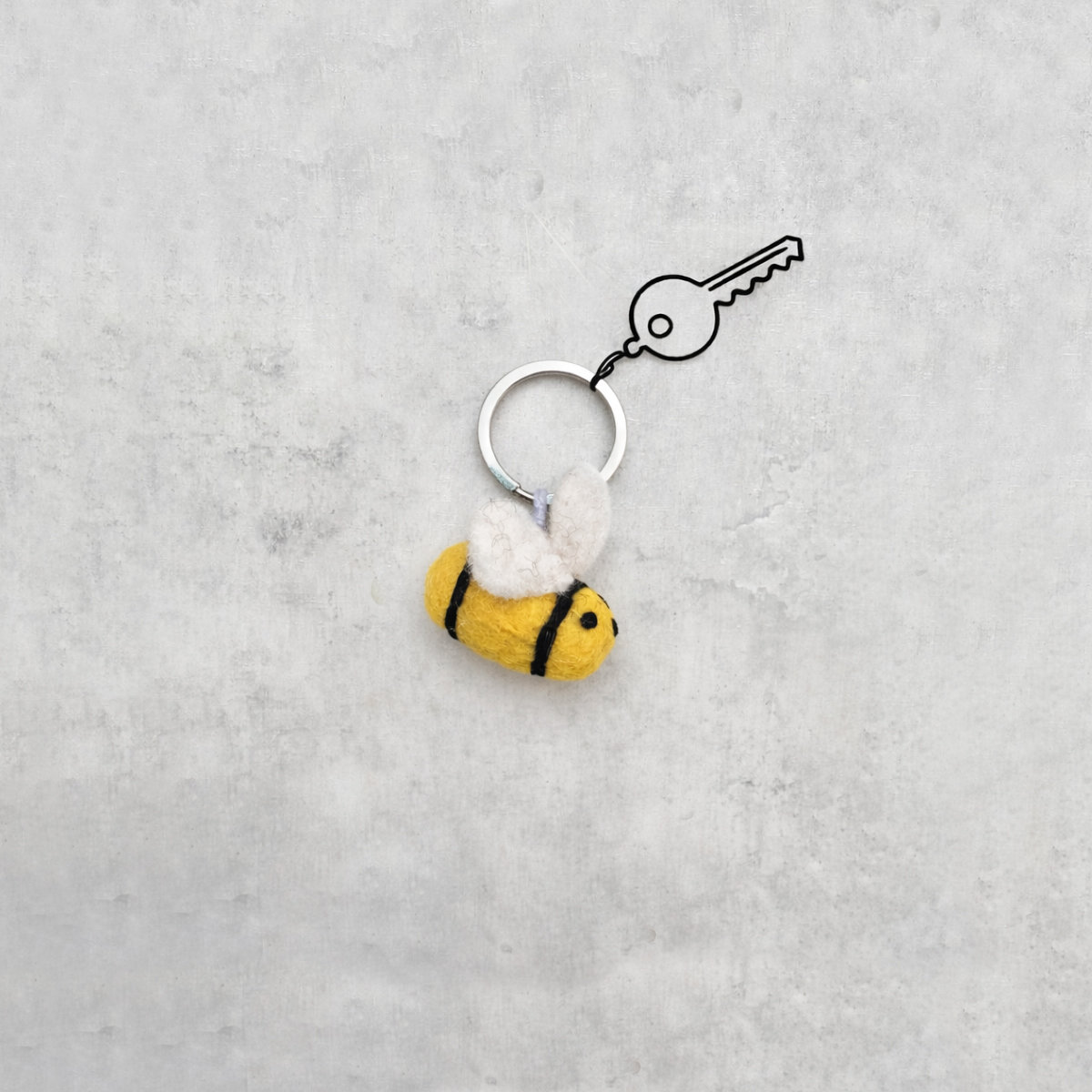14B-KEY-BEE_BETON Keyring bee - Afbeelding 4