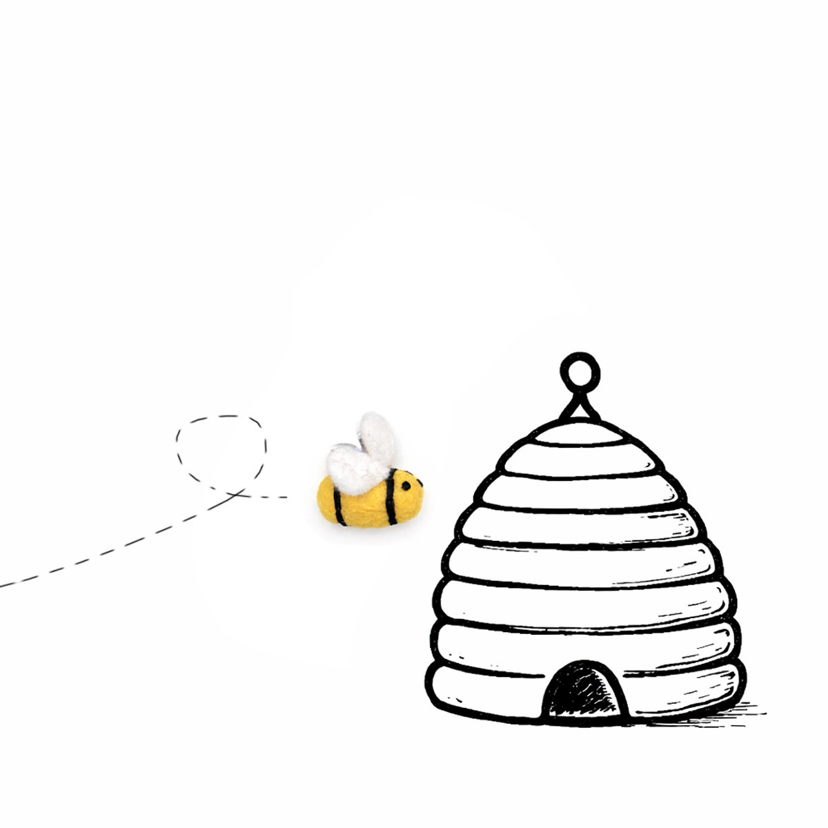 14B-KEY-BEE_SFEER Keyring bee - Afbeelding 2