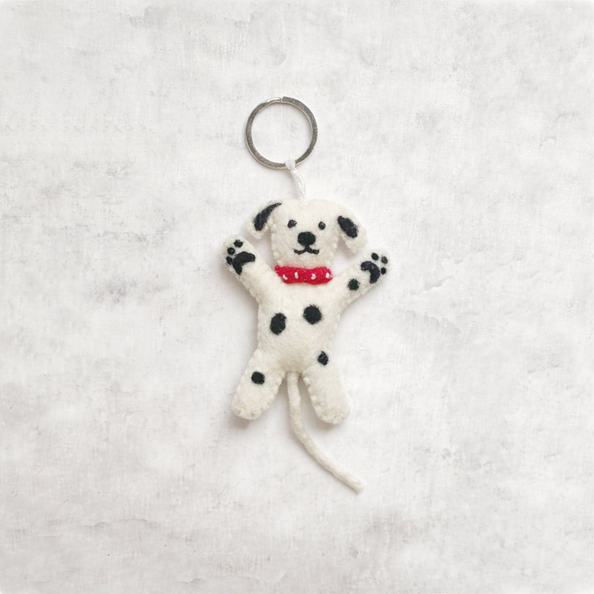 14H-KEY-DOG-DAL_BETON Keyring dog dalmatier - Afbeelding 4