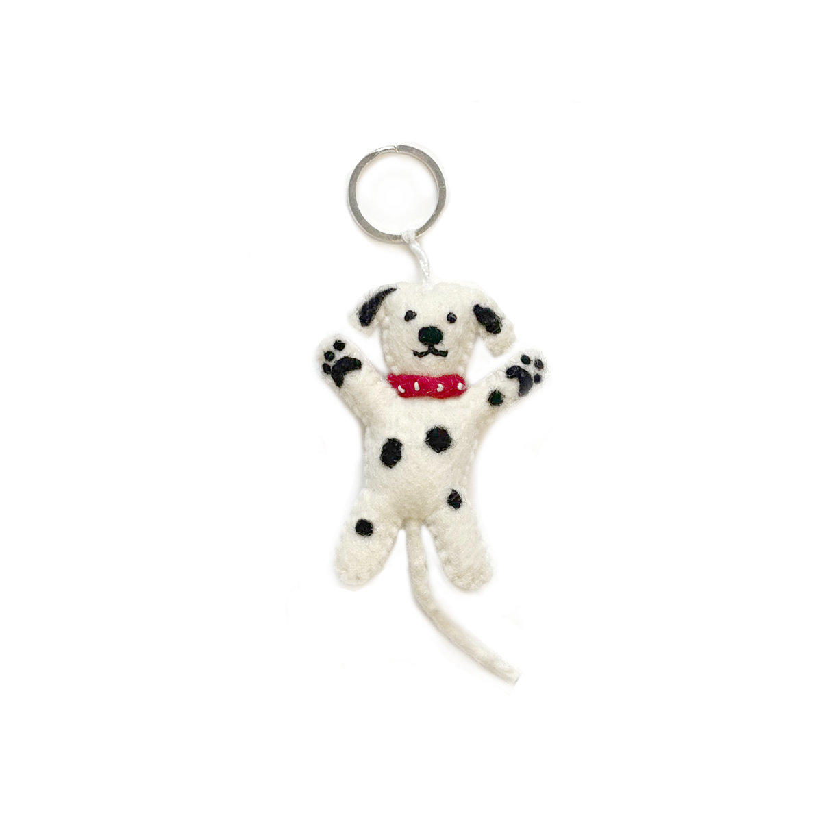 14H-KEY-DOG-DAL_WIT Keyring dog dalmatier - Afbeelding 3