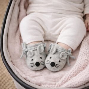 Babyshoe Mouse grey