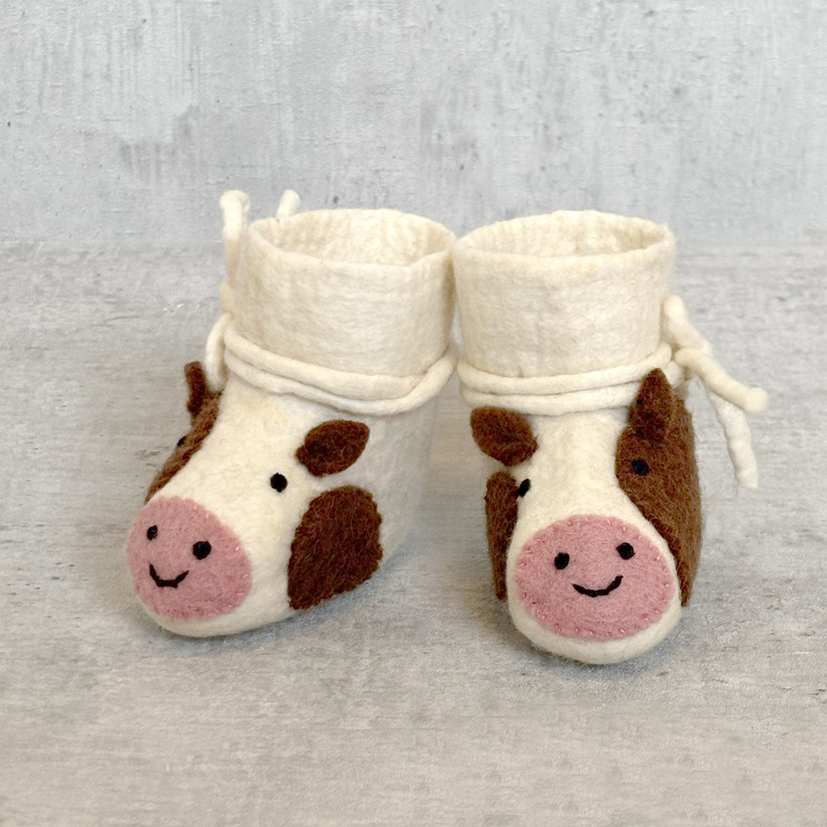 2B-SHO-COW_BETON Babyshoe Cow - Afbeelding 4