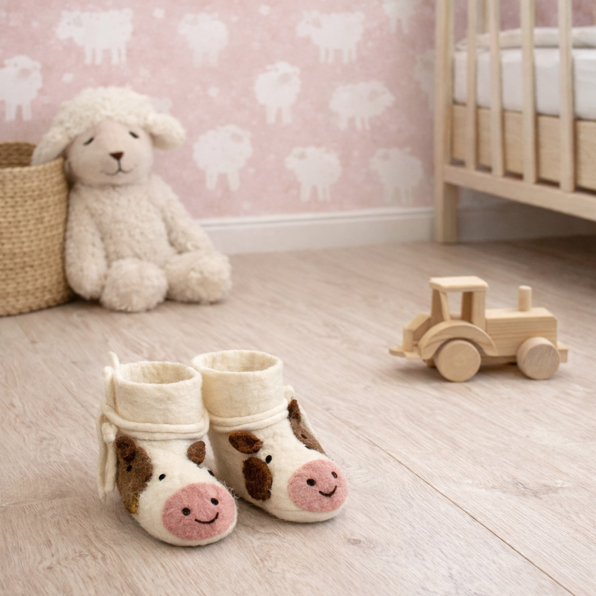 2B-SHO-COW_SFEER Babyshoe Cow - Afbeelding 2