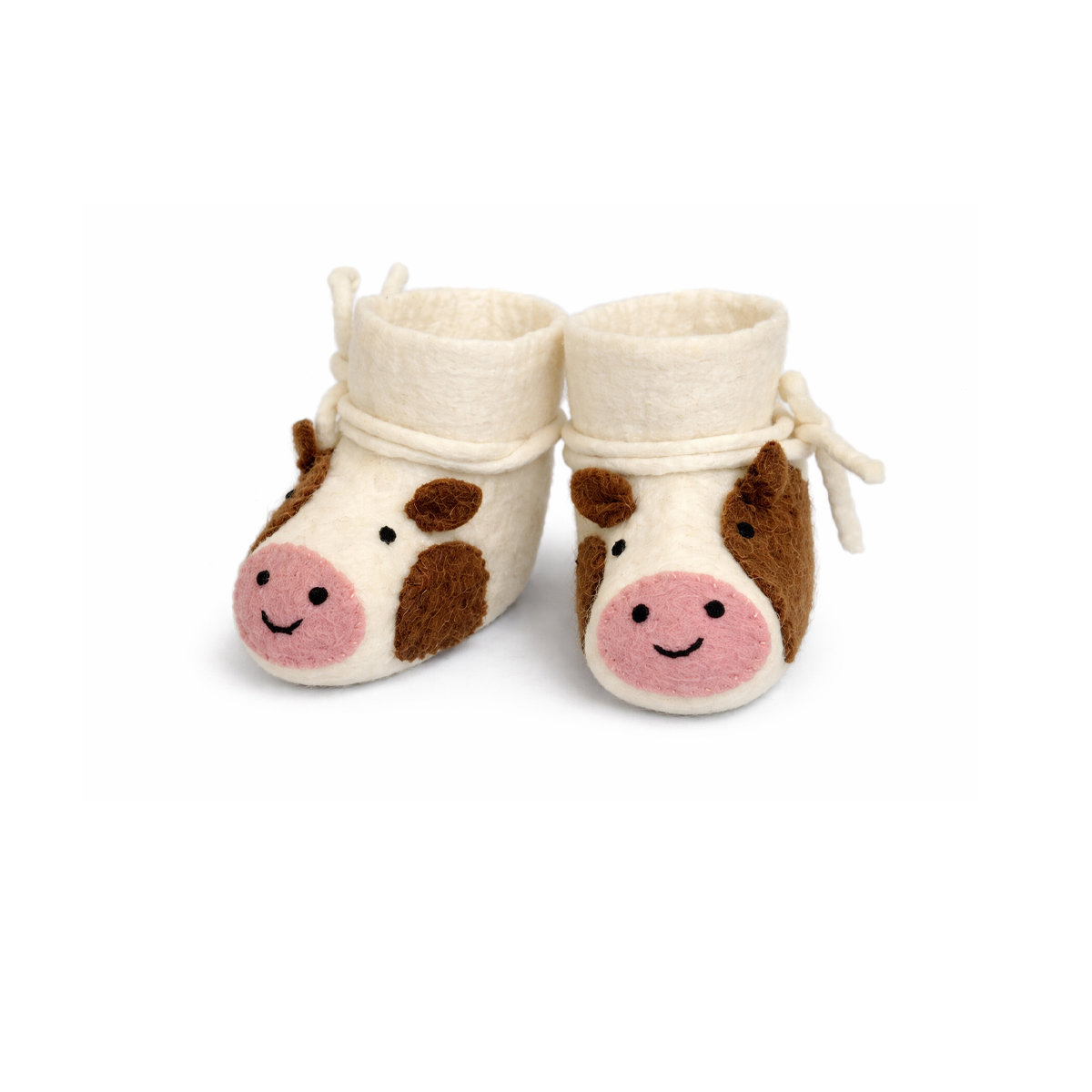 2B-SHO-COW_WIT Babyshoe Cow - Afbeelding 3
