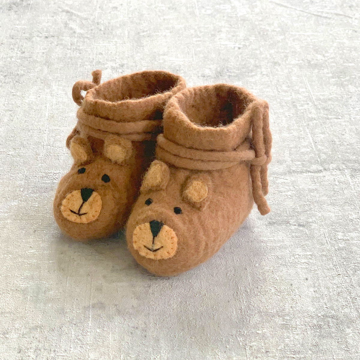 2C-SHO-BEA_BETON Babyshoe Bear brown - Afbeelding 4