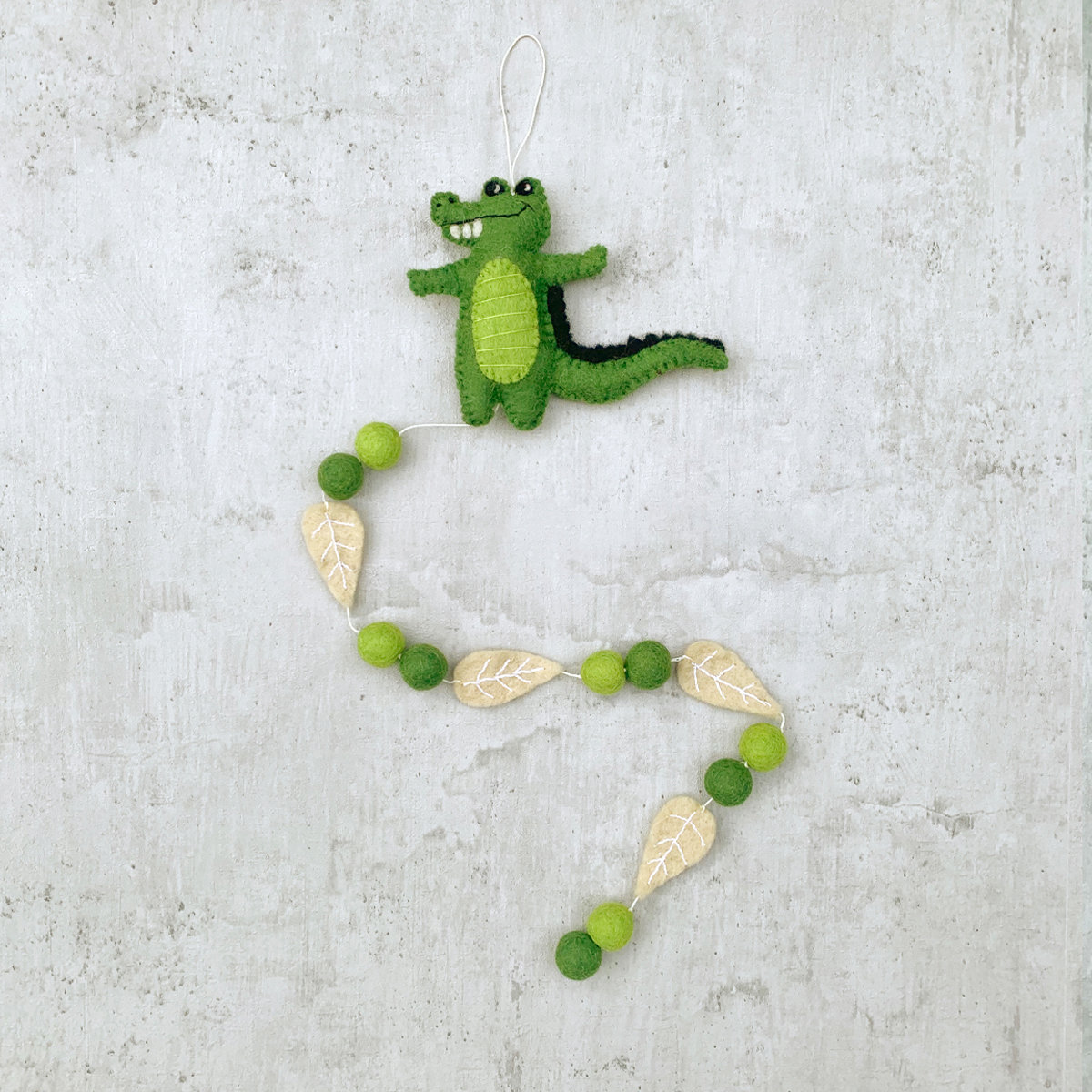 3D-SL-CROCO_BETON Garland Croco LouLou - Afbeelding 4