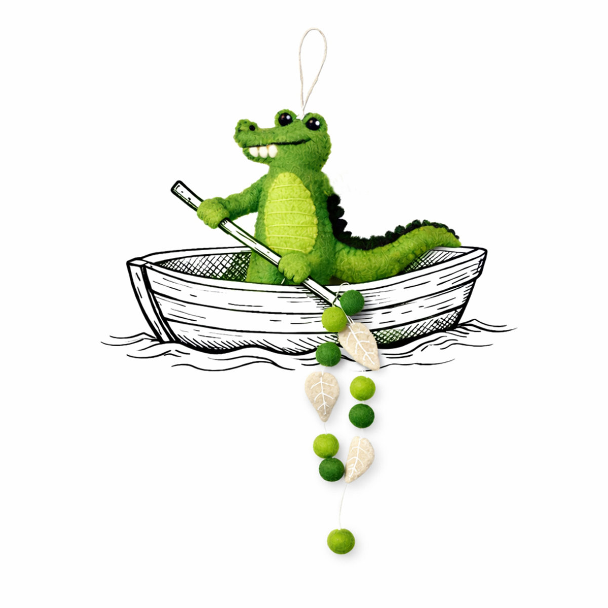 3D-SL-CROCO_SFEER Garland Croco LouLou - Afbeelding 2