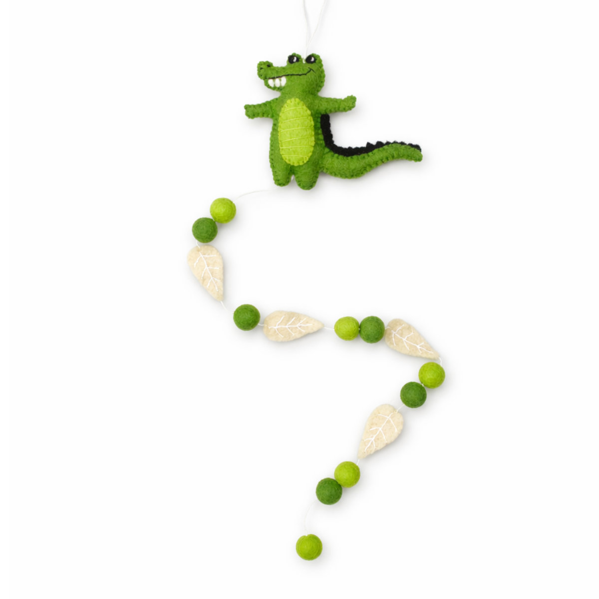 3D-SL-CROCO_WIT Garland Croco LouLou