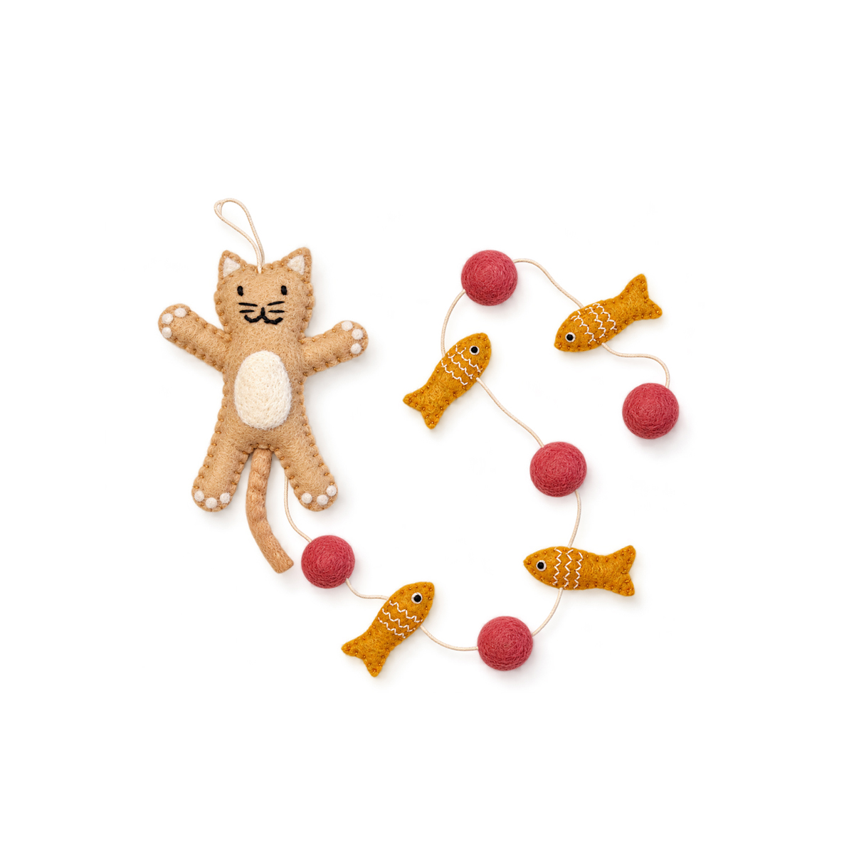 5A-SL-CAT_WIT Garland Cat