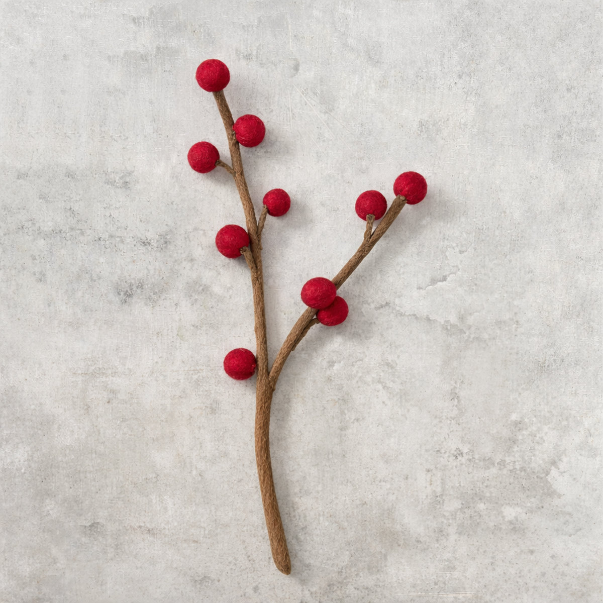 8C-BRNCH-BALL-AUB_BETON Branch balls aubergine - Afbeelding 4