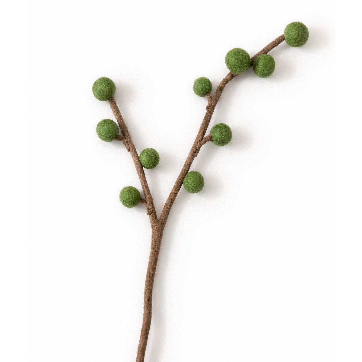 8C-BRNCH-BALL-GRN_WIT Branch balls groen