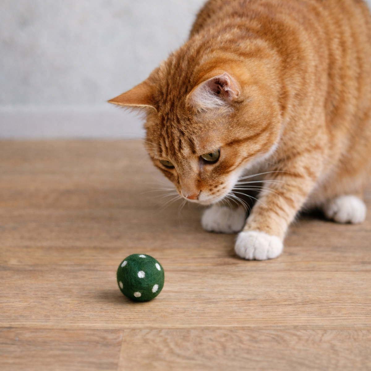 BOV-CAT-BALL-GRN_EXTRA CatToy balls green (SET 3) - Afbeelding 2