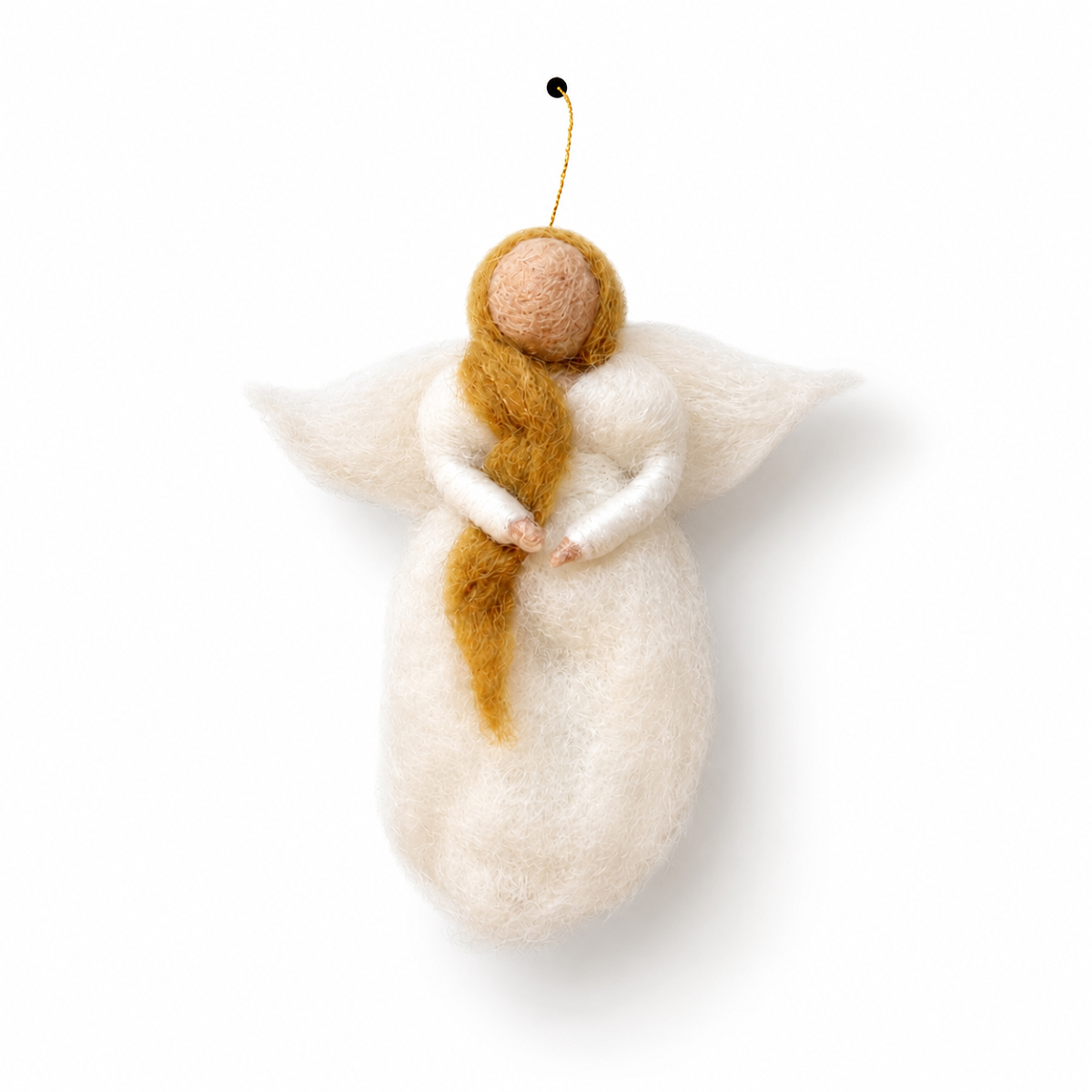 XM-01-ANGWOOL_WIT Engel wolvilt - Afbeelding 2
