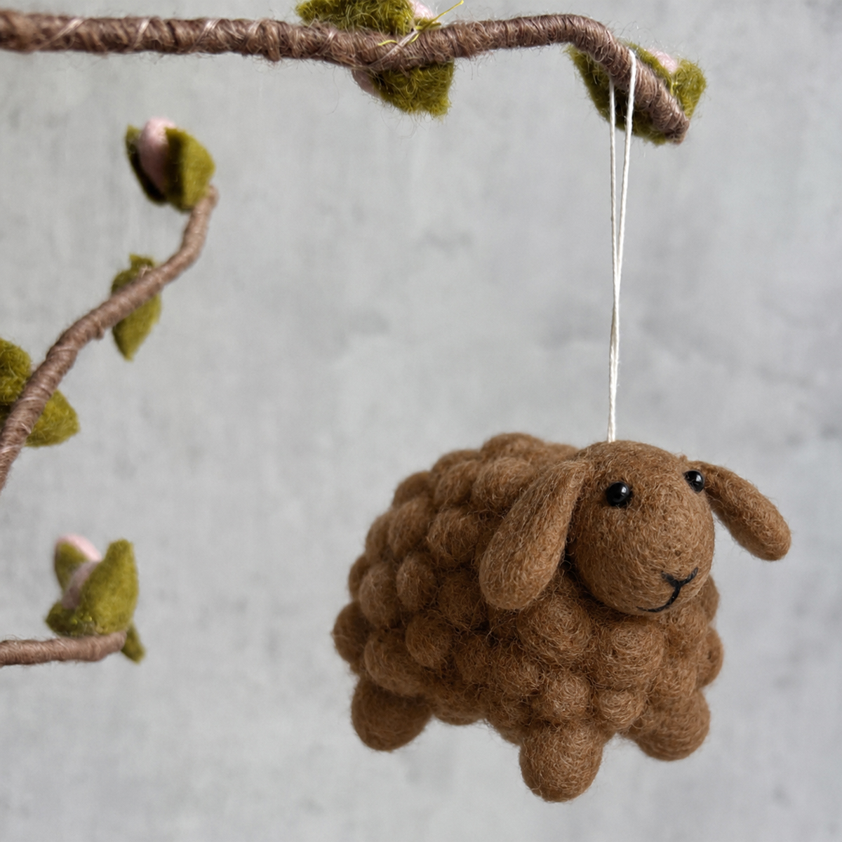 SchaapBRUIN-groot BETON Hanger schaap bruin - Afbeelding 3