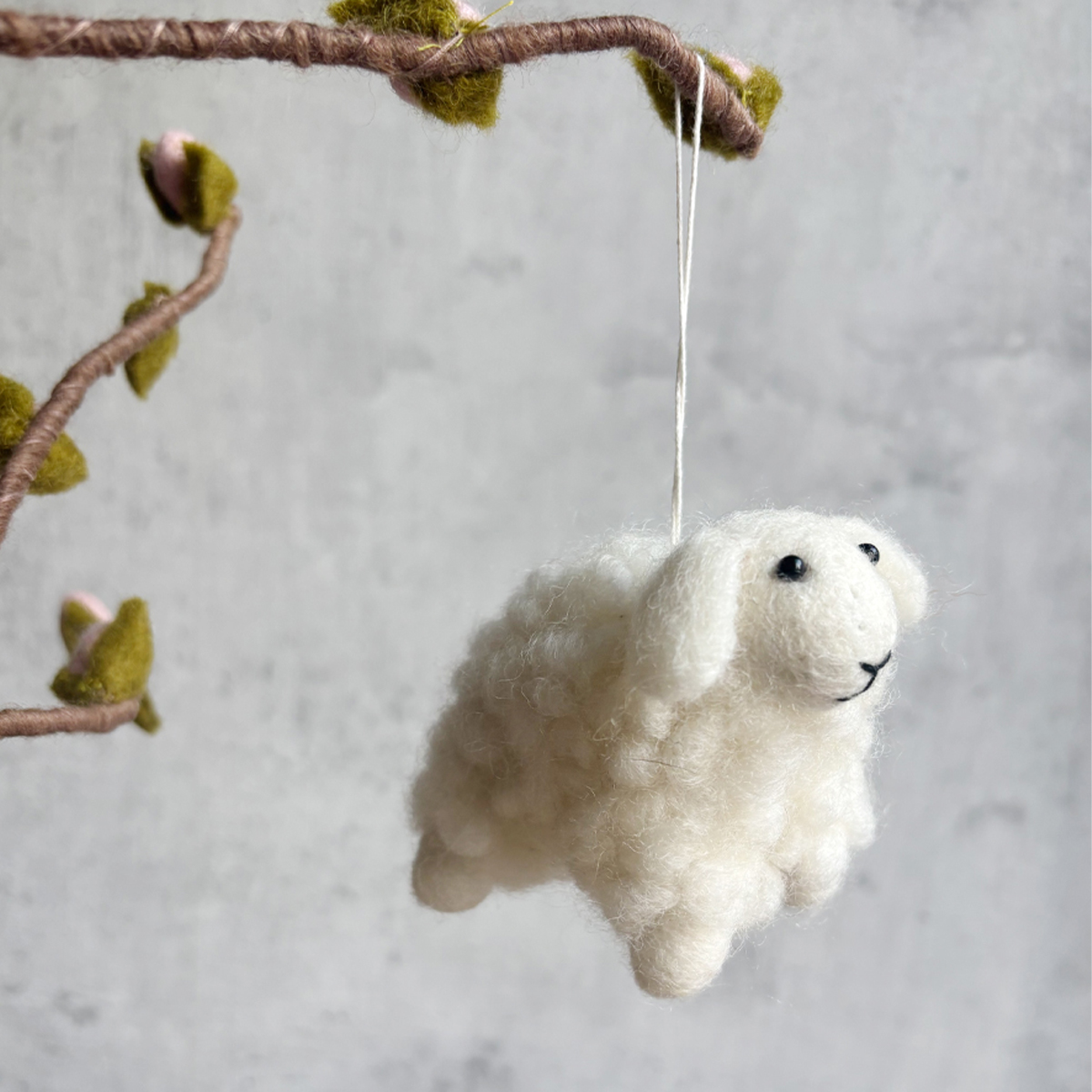 SchaapWIT-groot Hanger schaap wit - Afbeelding 2