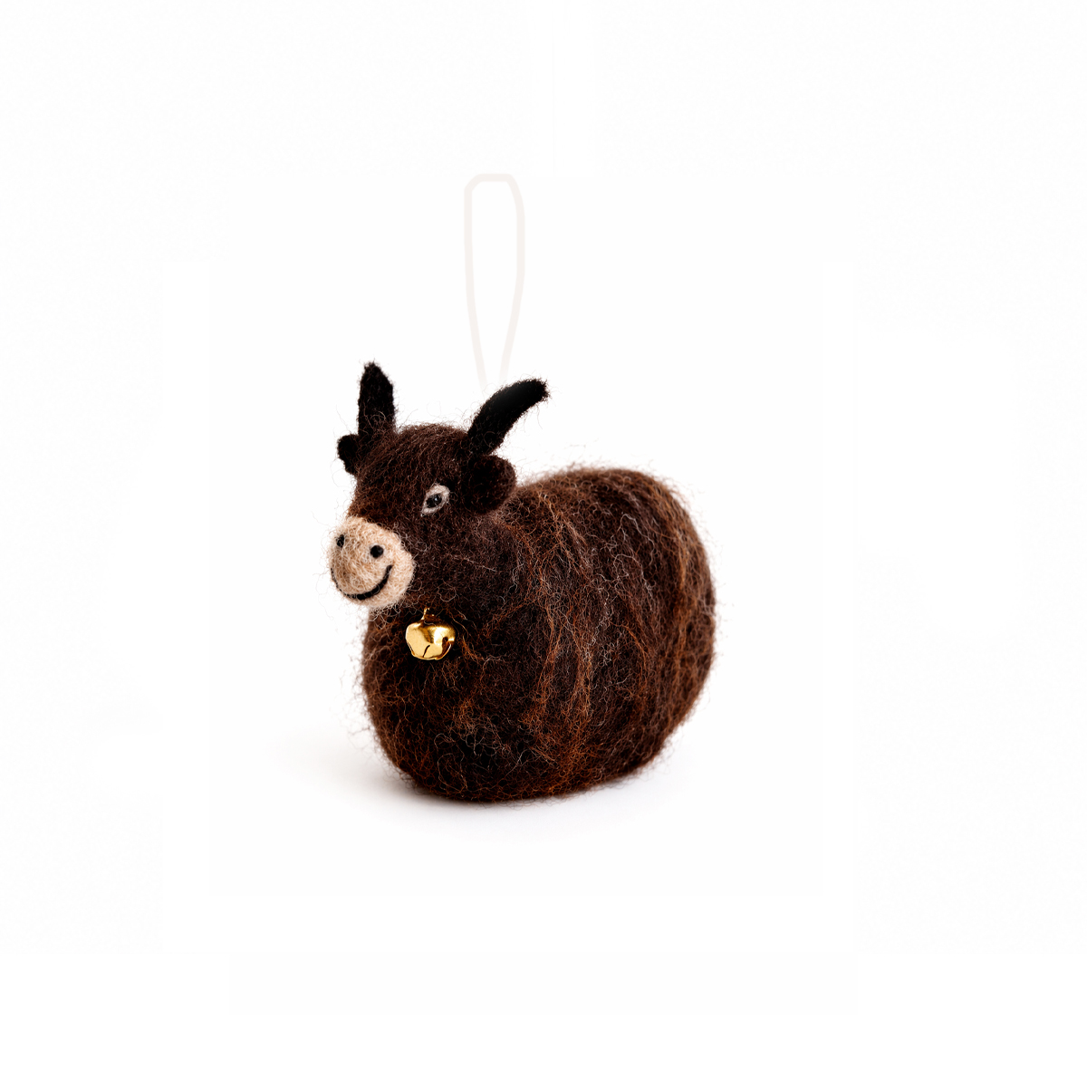 YAK_bruin_opwit Hanger yak bruin